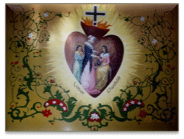 Simbolo della devozione al Cuore di Gesù che ispirò
il movimento apostolico caritativo di Maria Ferrari